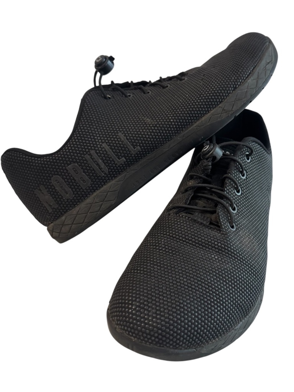 NOBULL Men's Black Outwork Strength Training Tennis Shoes Sz 13 GUC